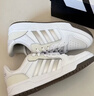 adidas ENTRAP美式校园风运动少年感复古篮球风板鞋男女阿迪达斯   白色/暗银金属/树脂黄   39 实拍图