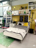 宜家（IKEA）NESTTUN奈斯顿铁艺床铁床床架双人床加厚简约卧室出租房 床架白色/鲁瑞1.5x2m(不含床垫) 实拍图