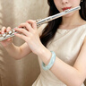 琦世魅天然a货冰种翡翠手镯淡绿玉手镯女款2026新款玉镯子正品翡翠镯子 56MM圈口(真翡翠 假一赔十) 实拍图