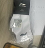 李宁袜子（6双）男士运动篮球女款羽毛球短袜棉袜防臭秋冬季跑步袜白X 实拍图