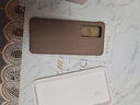 宏力特适用华为p40pro手机壳5g智能视窗翻盖全包防摔皮套高档商务保护套皮革男女限量款保护壳视窗壳 P40 Pro视窗保护皮套 手机壳【卡其】 实拍图
