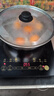 美的（Midea）[升级款]电磁炉电陶炉家用 2200W大功率新型电磁灶火锅炉 一体面板炒菜烹饪一套带锅配锅 WH2202S 实拍图