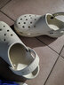 卡骆驰（CROCS）新款厚底云朵洞洞鞋送女友礼物206750 骨白色 38 -39 实拍图
