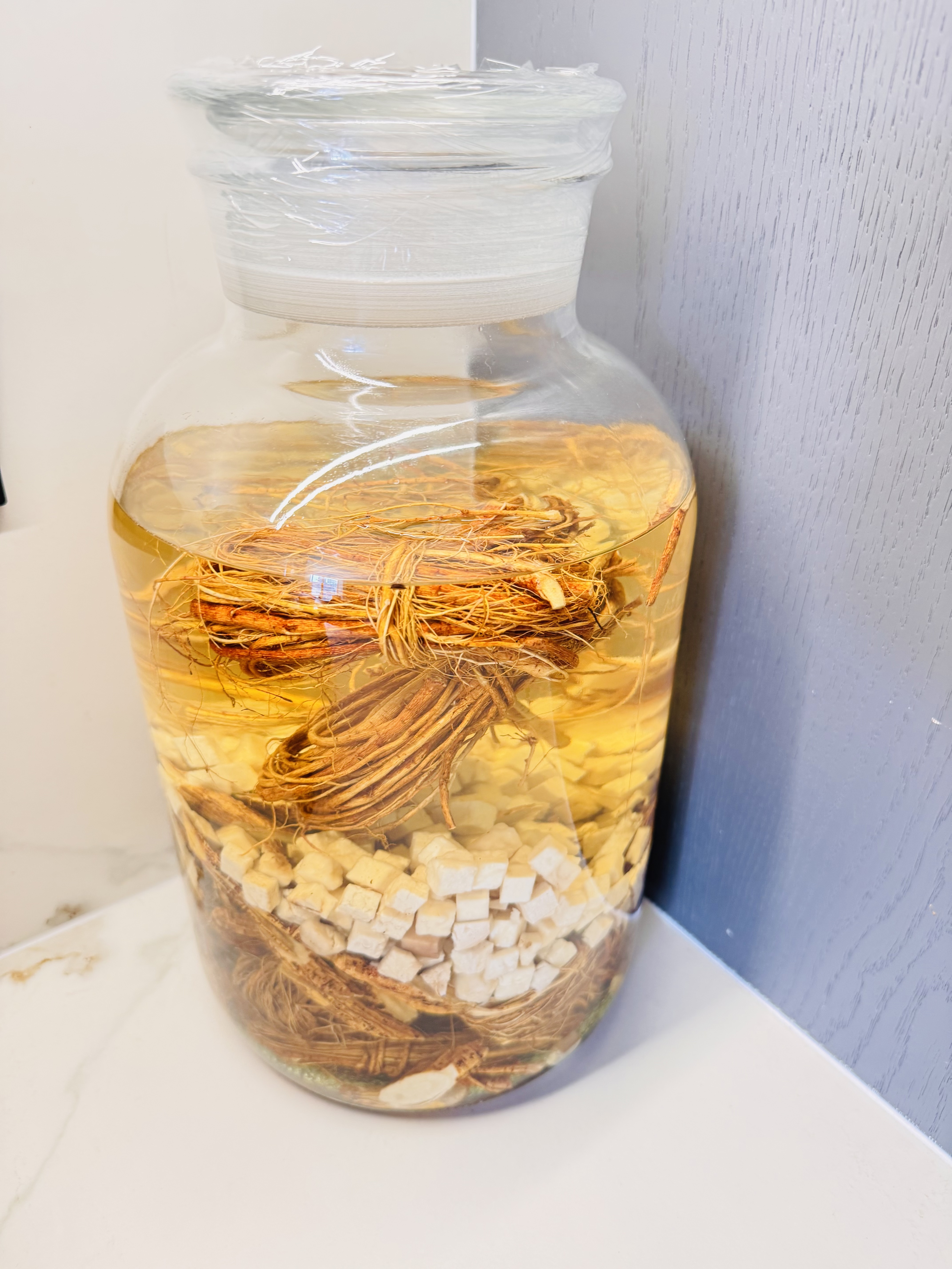 九江双蒸米香型白酒 自饮泡酒米酒53度6年原浆纯粮酒4L散酒人参药材养生酒 实拍图