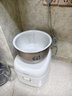 美的（Midea）小碧玉电饭煲小型1-2-3人3L0氟含钛陶瓷白玉釜家用煲汤粥智能预约多功能电饭锅RE360 实拍图