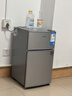 奥克斯小冰箱家用小型迷你冷藏冷冻两用出租房宿舍用节能省电寝室办公室电冰箱 【净化去味】126银色【高效保鲜 铜管速冷】22L 实拍图