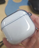 品胜适用AirPods4保护套 AirPods四代保护壳通用降噪版2024款苹果耳机保护套防摔软壳 透蓝色 含挂绳 实拍图
