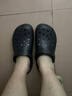 卡骆驰（CROCS）新款厚底云朵洞洞鞋送女友礼物206750 黑色   38-39 实拍图
