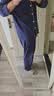 京东京造10A抑菌纯棉睡衣男衣服夏季套装A类一等品50支情侣家居服绀青XL 实拍图