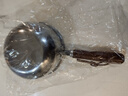 热油小锅泼油锅加厚不锈钢木柄防烫带刻度双倒流口不挂油无涂层 【木柄】第三代升级加厚款300ml 实拍图