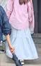 班尼路（Baleno）蛋糕半身裙女夏高腰遮肉显瘦小白裙韩系气质温柔含内衬仙女A字裙 实拍图
