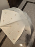 天堂伞 防紫外线晴雨伞三折 雨伞黑胶防晒太阳伞遮阳晴雨伞 流光白 实拍图