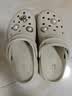 卡骆驰（crocs）经典云朵Clog女沙滩洞洞鞋凉拖鞋206750 黑色  35  实拍图