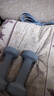Keep哑铃女男健身家用彩色浸塑环保手铃亚铃全身塑形水蓝2kg*2 实拍图