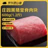 京东跑山猪黑猪里脊肉1.2斤 猪里脊炒菜食材（新老包装随机发货） 实拍图