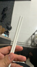 福再陶瓷筷子家用高档正宗景德镇食品级抗菌防霉家庭瓷快子可进洗碗机 素胎高温烧制-6双装 实拍图
