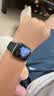 Apple/苹果 Watch S11 智能手表GPS+蜂窝款42毫米深空灰色铝金属表壳黑色运动型表带S/M MF954CH/B 实拍图