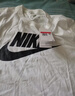 耐克(NIKE)男短袖T恤 纯棉 运动休闲 舒适百搭 AR5005-101 白色L 实拍图