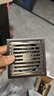 康宝（Canbo）地漏卫生间淋浴大排量枪灰色防虫防反味厨卫通用地漏KDL-2T-QF3 实拍图