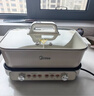 美的（Midea）电火锅 鸳鸯锅 火锅专用锅超薄钛陶速沸分体式0氟6.5L电煮锅电热锅多功能锅HGS3322R1 实拍图