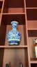 傲世景德镇陶瓷器青花瓷花瓶工艺品客厅摆件玄关办公室博古架装饰品 青花缠枝莲赏瓶+底座+证书 实拍图
