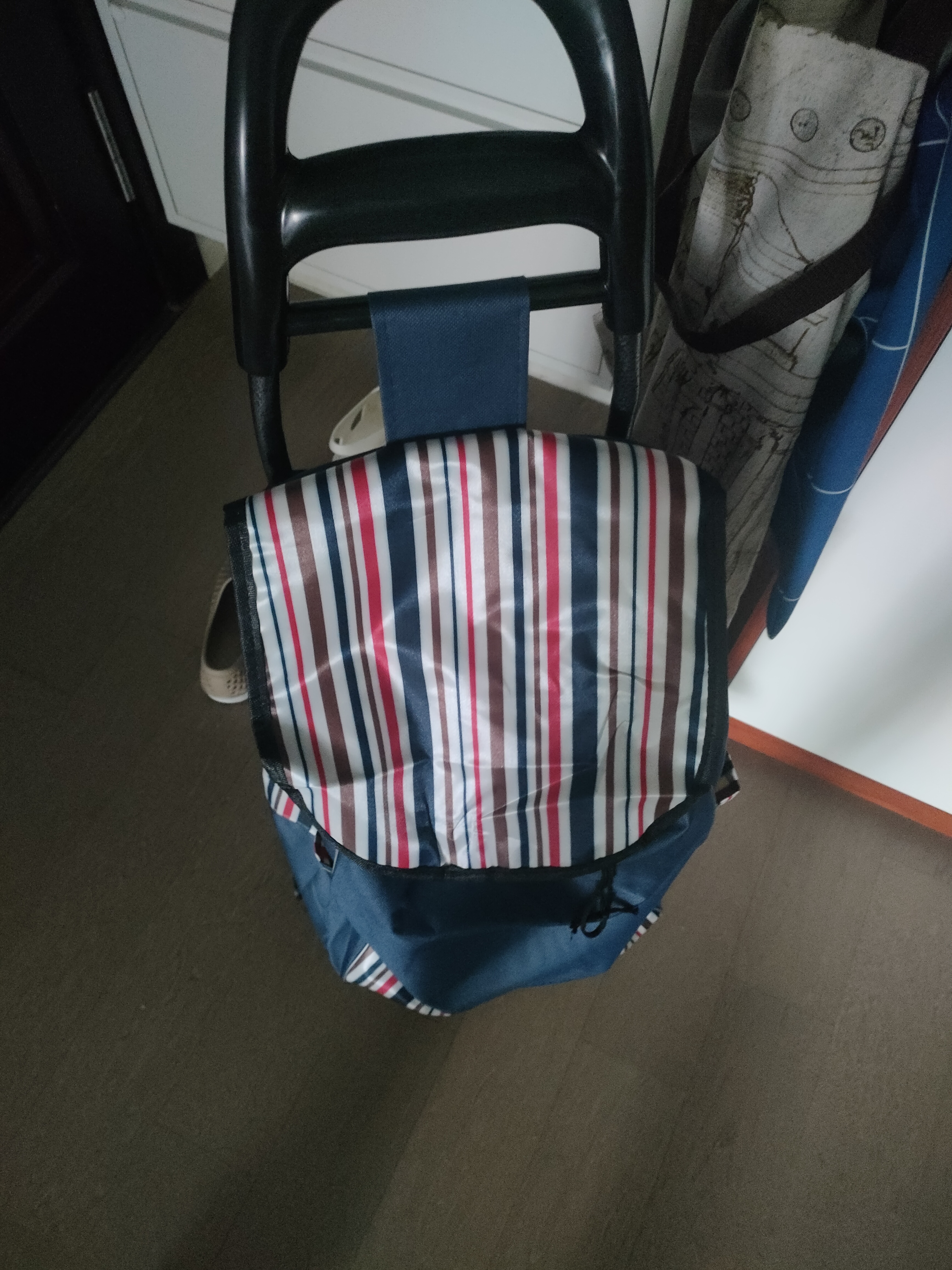 弘工爬楼购物车家用便携可折叠买菜小拉车手拉车推车拖车行李车 6轮 实拍图
