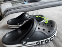 卡骆驰（CROCS）贝雅卡骆班洞洞鞋|205089 黑色/白色-066   41 /42(260mm)   实拍图
