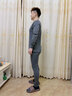 七匹狼秋衣秋裤套装男士保暖内衣男纯棉100%秋冬季打底圆领保暖内衣套装 100%纯棉全身抗菌-黑色 XL -175/100(130-150斤) 实拍图