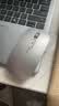 100w热销】蓝牙无线鼠标便携适用小米办公笔记本台式电脑ipad平板Typec充电人体工学新款长续航鼠标 太空银（双模版无线+蓝牙+四格电量显示） 实拍图