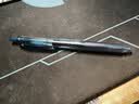 uni三菱 uni-ball UMN-105按动蓝黑色中性笔高颜值0.5mm蓝黑色签字笔商务学生考试专用水笔水性笔 1支 实拍图