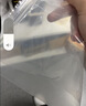 心织 食品自封袋100只  10号24*34cm保鲜加厚密封袋 防水PE透明A4纸收纳袋封口袋密实袋 塑封袋 实拍图
