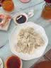 玮世纯素手工水饺荠菜芸豆松茸佛家素食全素馅饺子新鲜速冻水饺面点 白菜+荠菜+芸豆+芹菜各1盒1.2kg 实拍图