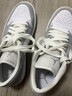 Jordan男女休闲鞋AJ1小迪奥 轻奢感运动鞋板鞋DC0774-105白灰38.5 实拍图