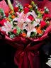 来一客鲜花速递玫瑰百合鲜花送女友表白生日礼物全国同城配送 19朵红玫瑰粉百合花束 实拍图
