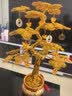 赟娅金色摇钱树发财树招财摆件电视酒柜轻奢高档装饰乔迁新居开业礼物 金色发财树【加密多叶款】38cm 实拍图