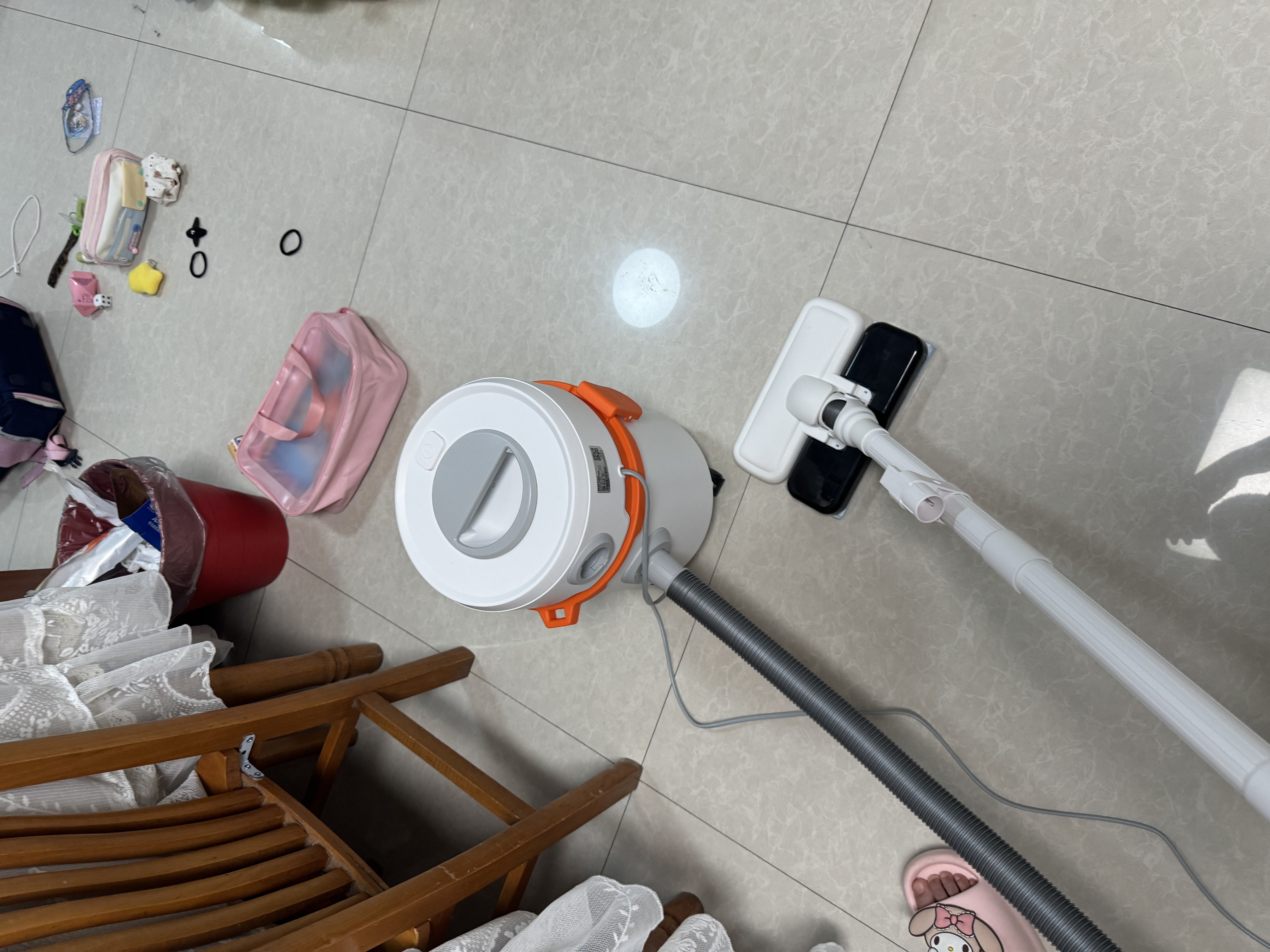 亿力手持家用桶式吸尘器拖地强力吹吸一体机 工业家庭地毯桌面床上超强大吸力 开荒保洁宠物吸猫毛神器 实拍图