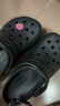 卡骆驰（CROCS）经典洞洞鞋轻便百搭女沙滩鞋包头拖鞋男鞋|10001 黑色-001(含智必星) 41 /42(260mm) 实拍图
