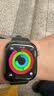 Apple/苹果 Watch S11 智能手表GPS款46毫米亮黑色铝金属表壳黑色运动型表带S/M MEVG4CH/B 实拍图