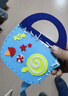 离草 EVA材质 儿童手工玩具 DIY手工材料包 幼儿园手工 可爱包包5个 升级全套工具 糖果图案 女孩 实拍图