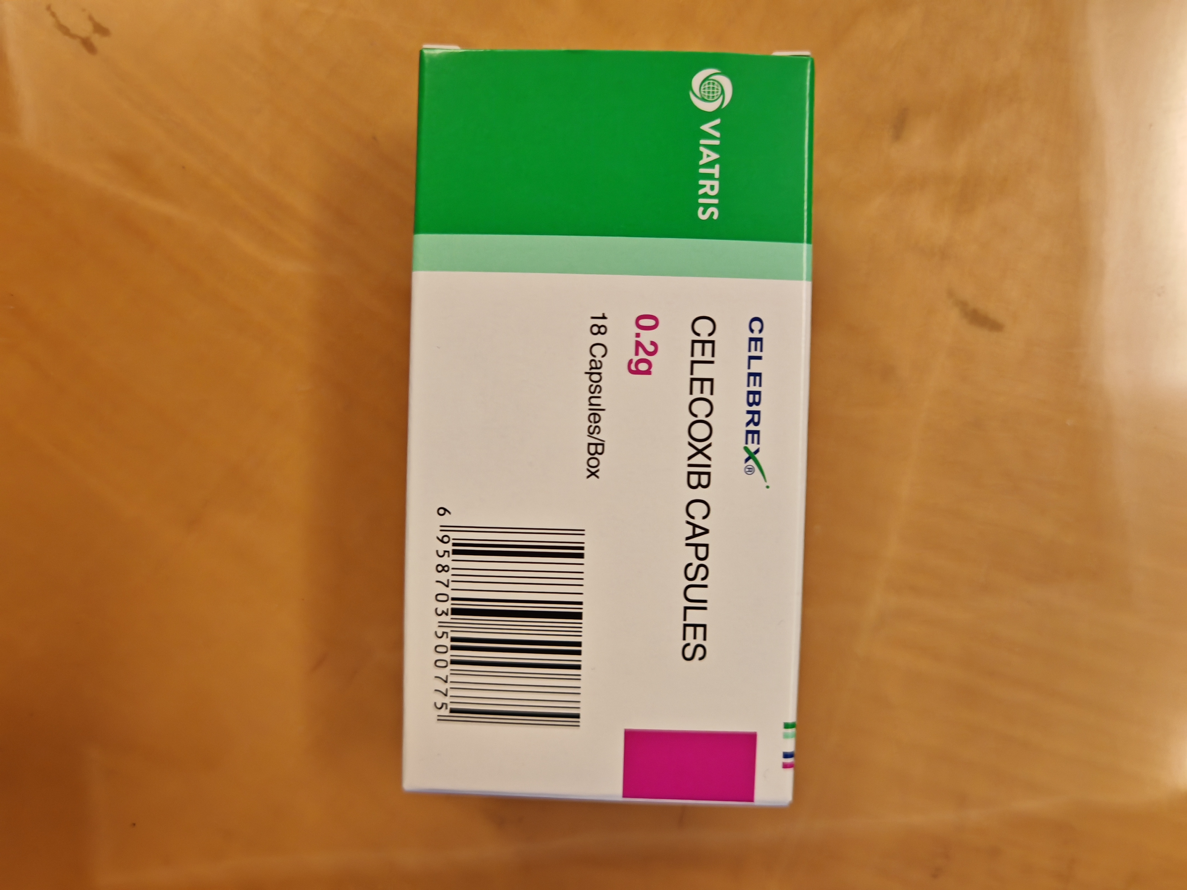 【原研药】西乐葆 塞来昔布胶囊 0.2g*18粒/盒   实拍图