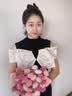 囍柿莲莲送女生朋友老婆生日礼物52朵玫瑰花束毯子结婚伴手礼物品实用闺蜜 实拍图