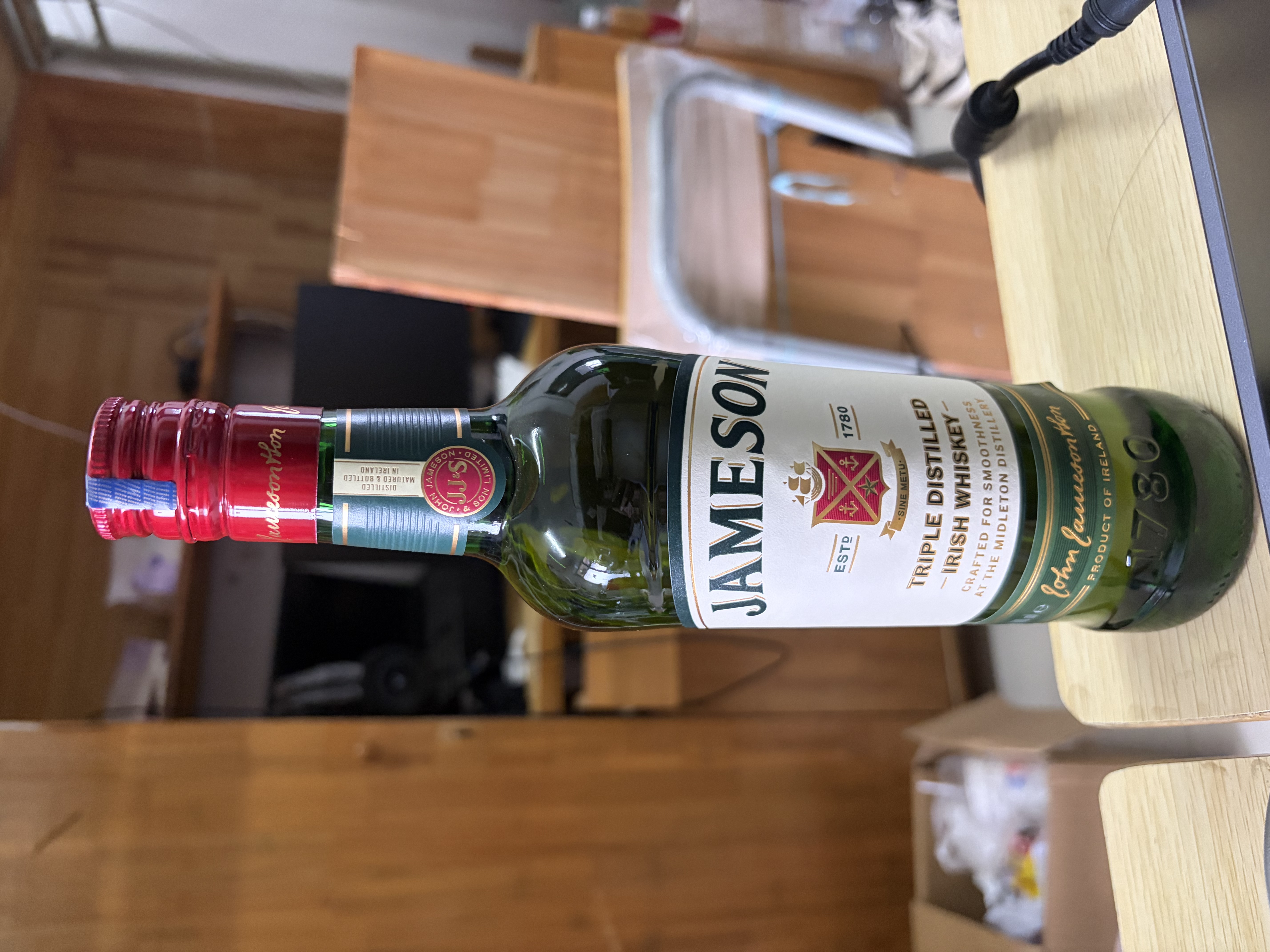 尊美醇（Jameson）爱尔兰 调和型威士忌 洋酒 500ml  威士忌花果香 进口威士忌 实拍图