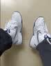 耐克轻便训练鞋秋季健身缓震老爹鞋NIKE AIR MONARCH 4 415445 102白色/金属银/深藏青 40 (250mm) 实拍图