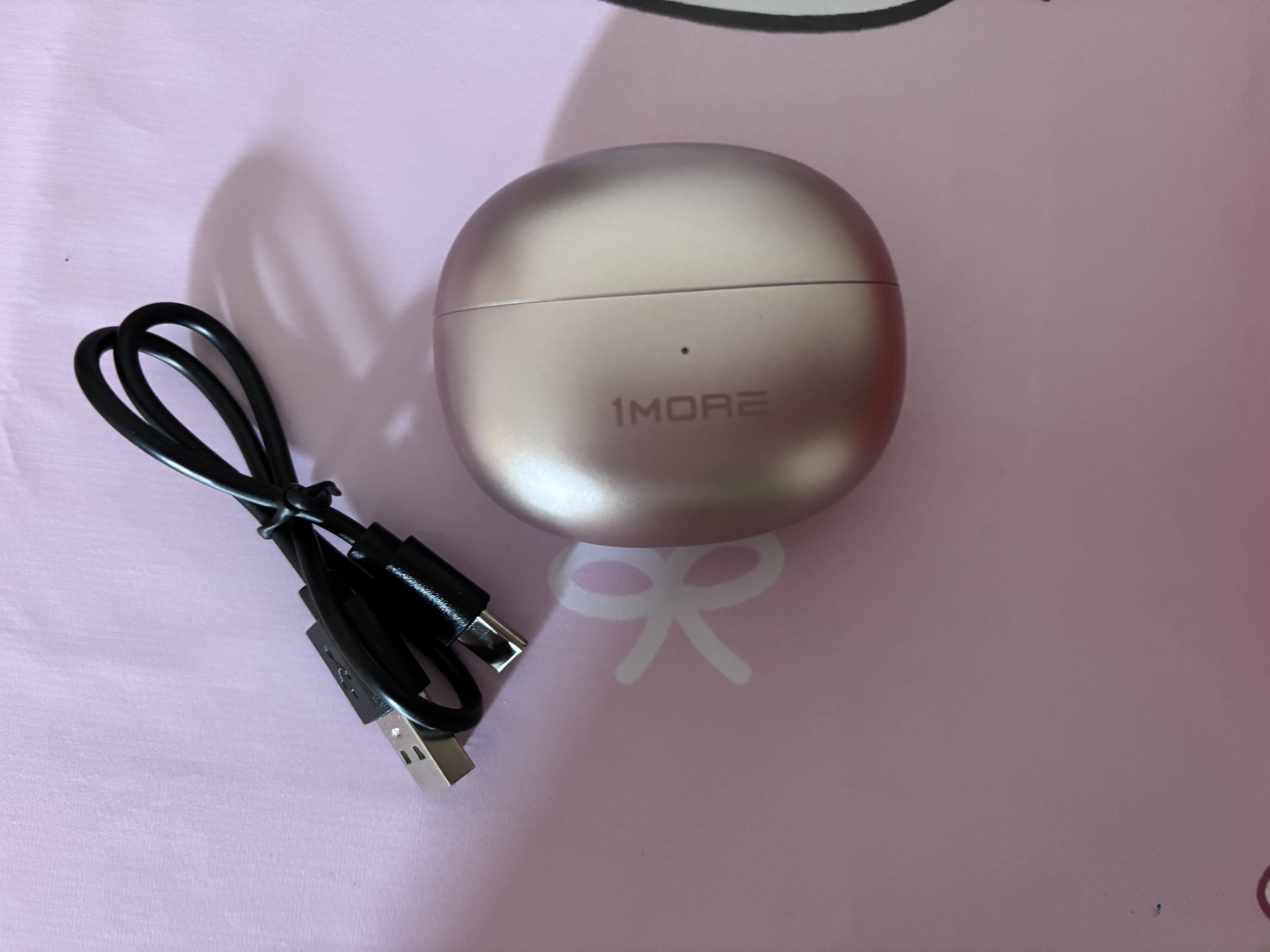 万魔（1MORE）【周杰伦同款丨运动金榜】S20Pro蓝牙耳机耳夹式气骨传导概念不入耳开放式通话降噪超长续航香槟金 实拍图