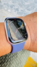 Apple/苹果 Watch S11 智能手表GPS款46毫米银色铝金属表壳雾紫色运动型表带M/L MEVX4CH/B 实拍图