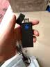 充电打火机防风电子点烟器钨丝usb智能感应点烟器打火机 黑色（两款混发） 实拍图
