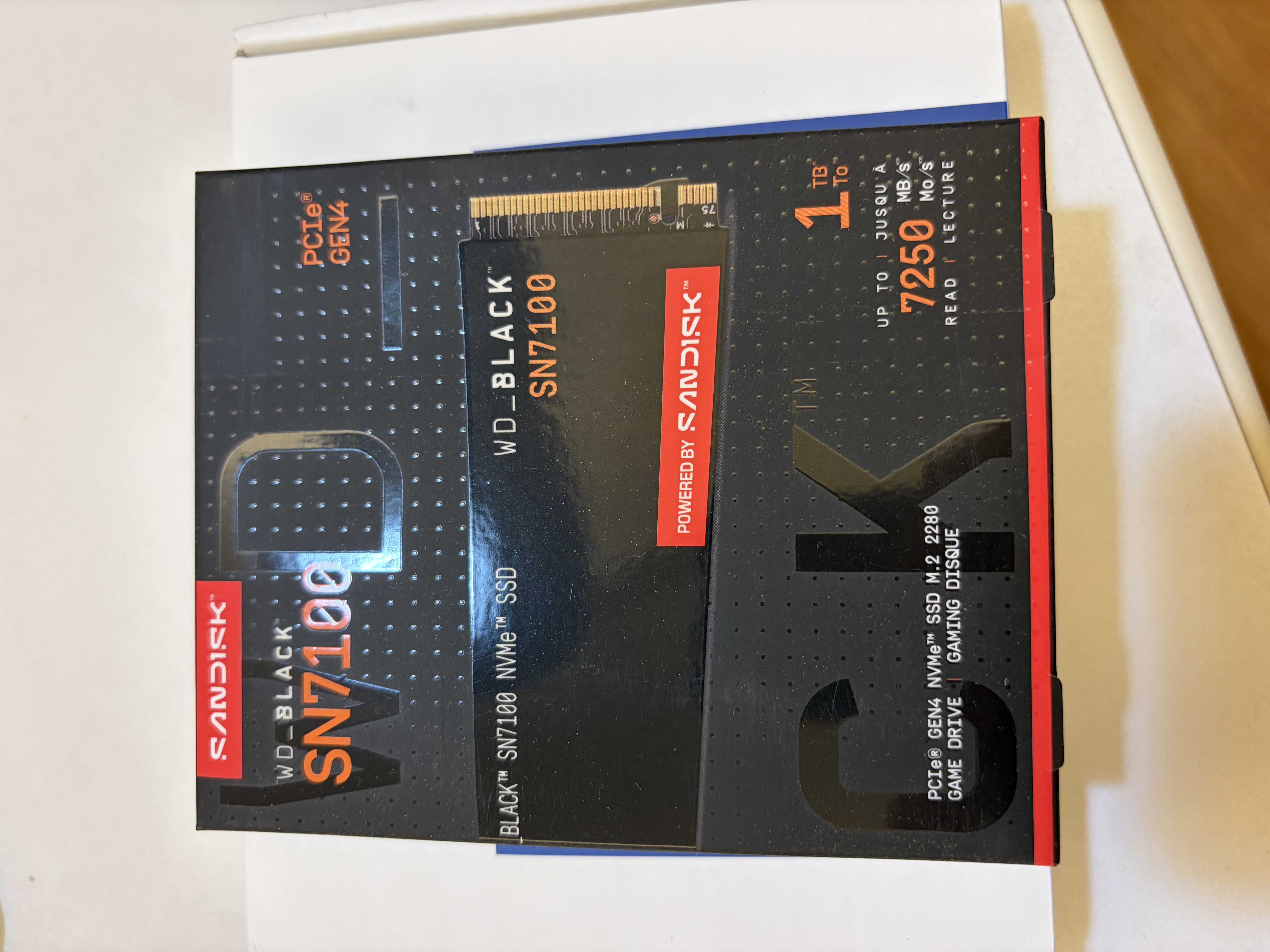 西部数据（WD）SSD固态硬盘 SN7100 PCIe4.0（NVMe协议） M.2接口 AI电脑配件 笔记本电脑游戏硬盘 SN7100|电竞优选 1TB 实拍图