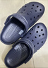CROCS卡骆驰洞洞鞋贝雅洞洞鞋轻便运动鞋耐磨一脚蹬拖鞋休闲鞋|10126 深蓝-410(含智必星) 43 (270mm) 实拍图