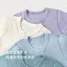 babylove婴儿连体衣夏季莫代尔轻薄透气男女宝宝哈衣爬服短袖家居衣服夏装 实拍图