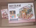 若态若来diy小屋小熊餐吧手工拼图积木儿童玩具生日七夕情人节礼物女 实拍图